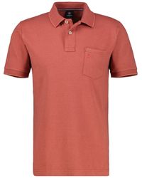 Lerros - Poloshirt mit Logo Stickerei - Lyst