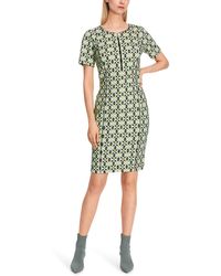 Marc Cain - Midikleid Poetry Motion Premium mode Figurnahes Kleid aus Scuba-Jersey - Lyst