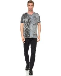 Rusty Neal - T-Shirt mit coolem Allover-Print - Lyst