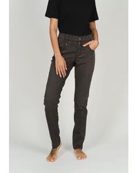 ANGELS - Slim-fit- Jeans Skinny Button mit Coloured Denim - Lyst