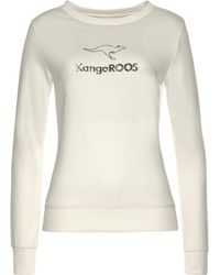 Kangaroos - Sweatshirt mit Kontrastfarbenem Logodruck, Loungeanzug - Lyst