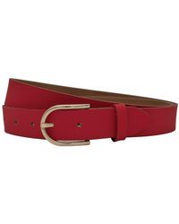 Annamatoni - Ledergürtel Damen Ledergürtel Basic Gürtel 3Cm Breit Echt Leder - Lyst