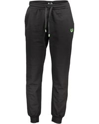 Gianmarco Venturi - 5-Pocket-Hose Schwarze -Sporthose mit Kordelzug, Taschen & Stickerei - Lyst