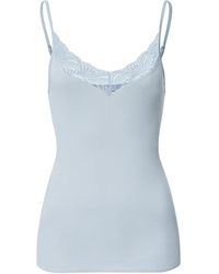 Hanro - Spaghettitop Cotton Delight schmale träger Spaghetti-top - Lyst