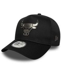 KTZ - Baseball Chicago Bulls NBA Metallic 9Forty E-Frame Cap Schwarz (1-St) - Lyst