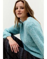 MORE&MORE - Rundhalspullover Kuschelig Warmer Bouclé-Pullover - Lyst