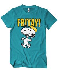 PEANUTS Worldwide LLC - Snoopy Friyay T-Shirt - Lyst
