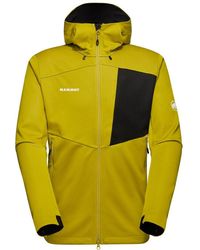 Mammut - Funktionsjacke Ultimate VII SO Hooded Jacket Men aura-black - Lyst