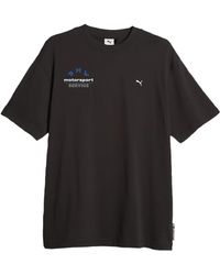 PUMA - X Bmw Graphic T-Shirt Weiß Kurzarm-Shirts Baumwolle - Lyst