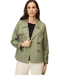 Zero - Langjacke Trenchjacke zweireihig mit Reverskragen - Lyst