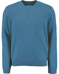 Brax - Strickpullover Rundhals Lambswool Pullover Rick blau - Lyst