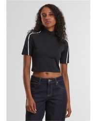 Urban Classics - T-Shirt Ladies High Neck Short Tee - Lyst