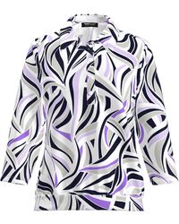 FRANK WALDER - Langarm-Poloshirt aus Ecovero Viskose - Lyst