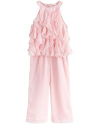 Ted Baker - By Ted Baker Jumpsuit mit Mesh + weitem Bein (1-tlg) - Lyst
