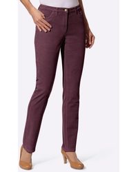 WITT - Jerseyhose Cordhose Innenbeinlänge ca. 79 cm - Lyst