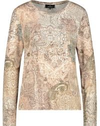 Monari - Blusenshirt Shirt mit Paisleymuster brown sugar gemustert - Lyst
