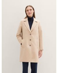 Tom Tailor - Kurzmantel Mantel mit recycelter Wolle - Lyst