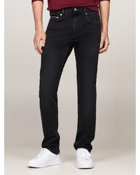 Tommy Hilfiger - Fit-Jeans SLIM BLEECKER PSTR CROW BLACK - Lyst