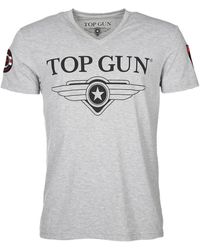 top gun - T-Shirt Hyper mit Patches (1-tlg) - Lyst