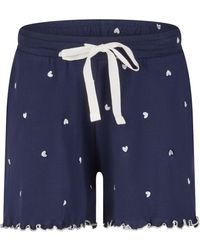 by Louise - Sleep Chic (-tlg., 1-teilig) Schlafhose Pyjamahose Shorts kurz Baumwolle - Lyst