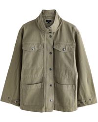Next - Cargojacke Baumwolljacke im Utility-Stil (1-St) - Lyst