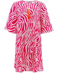 Zwillingsherz - Sommerkleid Kleid Zebradreams in pink Zebramuster - Lyst