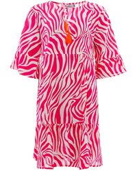 Zwillingsherz - Sommerkleid Kleid Zebradreams in pink Zebramuster - Lyst