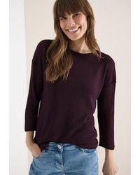 Cecil - 3/4 Arm-Pullover Mit U-Boot Ausschnitt - Lyst