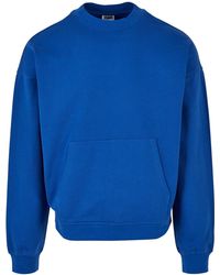 Urban Classics - Sweatshirt Boxy Pocket Crew Pullover - Lyst