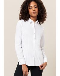Bianca - Hemdbluse SERINA in elastischem Baumwollmix - Lyst