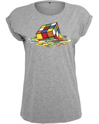 Youth Designz - Print- "Zauberwürfel" T-Shirt als Statement oder Geschenk Motiv mit stylischen Aufdruck für Frauen - Lyst