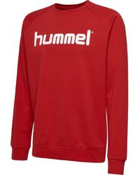 Hummel - Go Cotton Logo Sweatshirt - Lyst