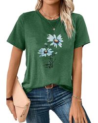 PYL - St. Patricks Tag Print-Shirt mit Kleeblatt Grafik Druck - Lyst
