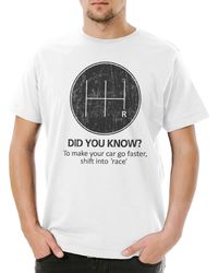 Urban Backwoods - Print- To Make Your Go Faster T-Shirt Race Rally Car Auto Driver - Lyst