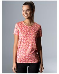 Trigema - Sport T-Shirt mit modischem Allover-Print (1-tlg) - Lyst