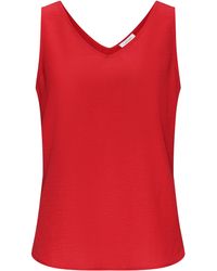 vivance active - Blusentop mit V-Ausschnitt, Basic, top - Lyst