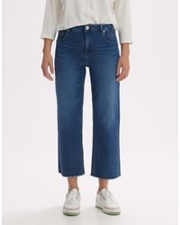 Opus - Weite Wide Cropped Jeans Momito fresh - Lyst