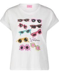 Betty Barclay - T- Shirt Kurz 1/2 Arm, Patch White/Pink - Lyst