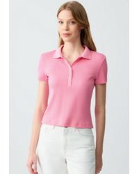 Jimmy Key - Gebreid roze T-shirt - Lyst