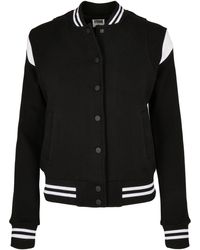 Urban Classics - Collegejacke Ladies Organic Inset College Sweat Jacket (1-St) - Lyst