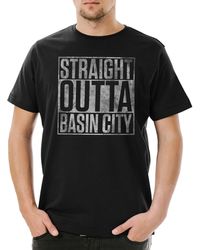 Urban Backwoods - Print- Straight Outta Basin T-Shirt Sin Fun TV City John Hartigan - Lyst