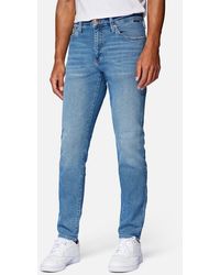Mavi - Regular Fit Jeans Tapered Leg Denim Hose Stretch Pants CHRIS (1-tlg) 4169 in Blau - Lyst