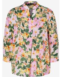 MORE&MORE - &MORE Hemdbluse Flower Printed Blous - Lyst