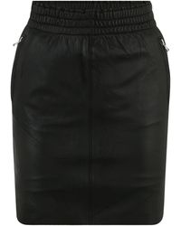 Ibana - Bleistiftrock EASY (1-tlg) Drapiert/gerafft - Lyst