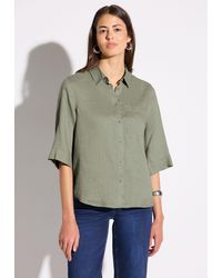 Street One - Klassische Bluse mit Brusttasche - Lyst