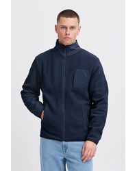Blend - Fellimitatjacke BHBROOKS Sweatshirt zipp thru - Lyst