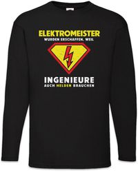 Urban Backwoods - Langarmshirt Super Elektromeister Langarm T-Shirt Energie Beruf Meister Man Logo - Lyst