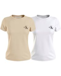 Calvin Klein - Rundhalsshirt - Lyst