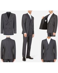Dolce & Gabbana - & Dolce&Gabbana Double-Breasted Martini Suit Zweireihiger Smoking Anzug - Lyst