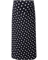 Ulla Popken - Schlupfrock Bellieva Jersey-Maxirock Muster Stretchbund Schwangerschaft - Lyst